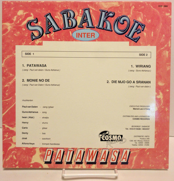 Sabakoe : Patawasa (12", MiniAlbum)