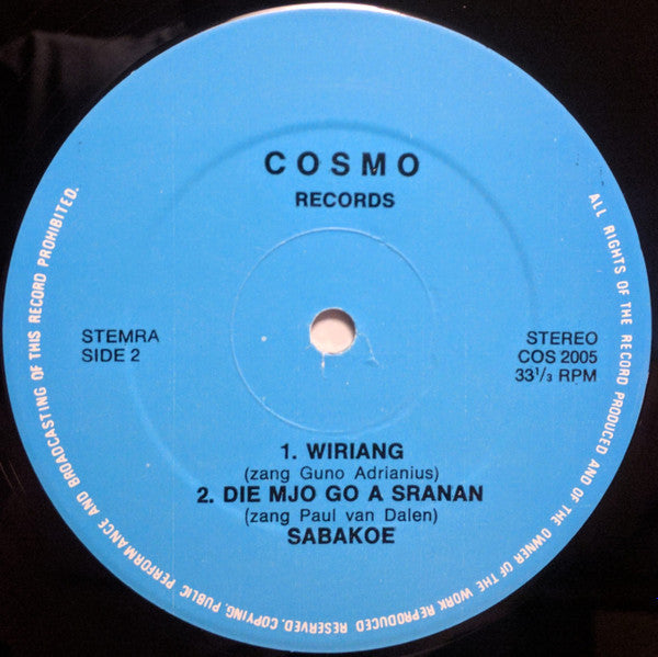 Sabakoe : Patawasa (12", MiniAlbum)