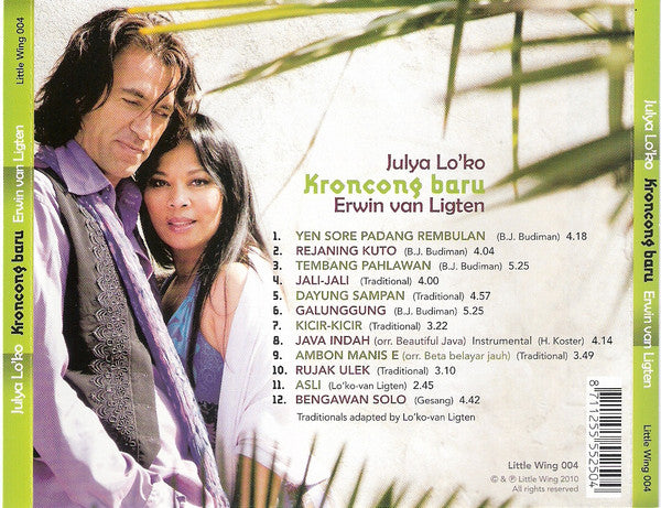 Julia Loko, Erwin van Ligten : Kroncong Baru (CD, Album)