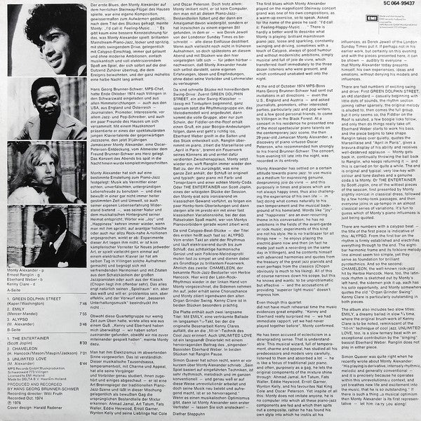 Monty Alexander : Monty Strikes Again - Monty Alexander Live In Germany (LP, Album, RE)