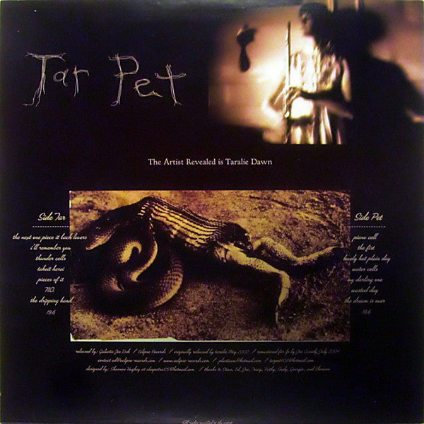 Tar Pet* : The Artist Revealed Is Taralie Dawn (LP, Album, RM)