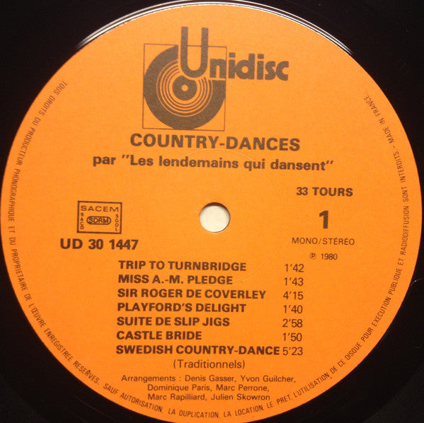 Les Lendemains Qui Dansent : Country-Dances (LP, Album)