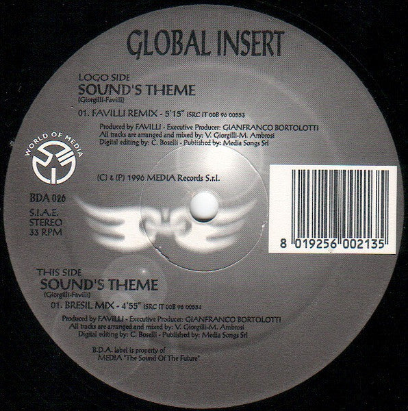 Global Insert : Sound's Theme (12")
