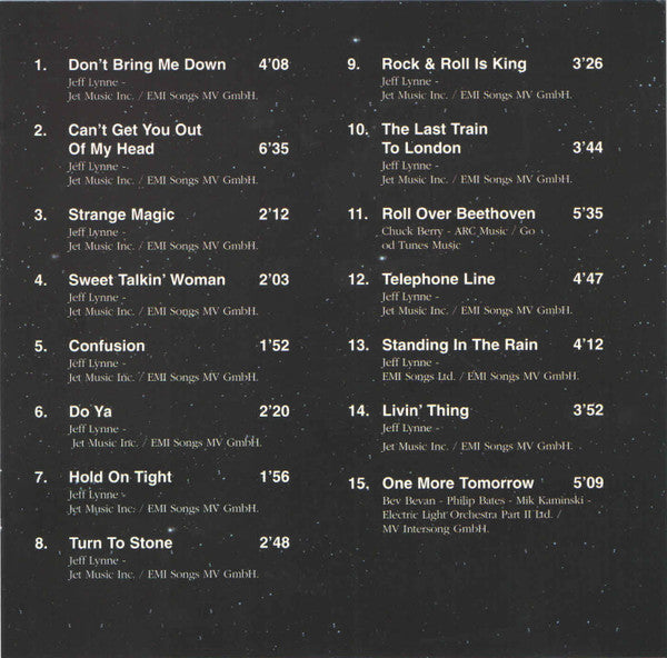 Electric Light Orchestra Part II : Greatest Hits Of E.L.O. Part II (Live In Australia) (CD, Comp)