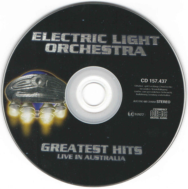 Electric Light Orchestra Part II : Greatest Hits Of E.L.O. Part II (Live In Australia) (CD, Comp)