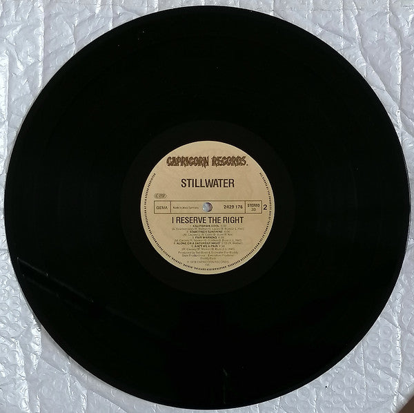 Stillwater (2) : I Reserve The Right! (LP, Album)