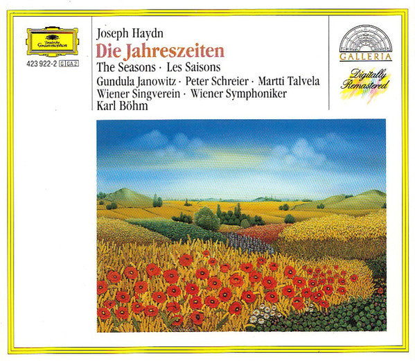 Joseph Haydn - Gundula Janowitz · Peter Schreier · Martti Talvela · Wiener Singverein · Wiener Symphoniker · Karl Böhm : Die Jahreszeiten = The Seasons = Les Saisons (2xCD, Album, RE, RM)