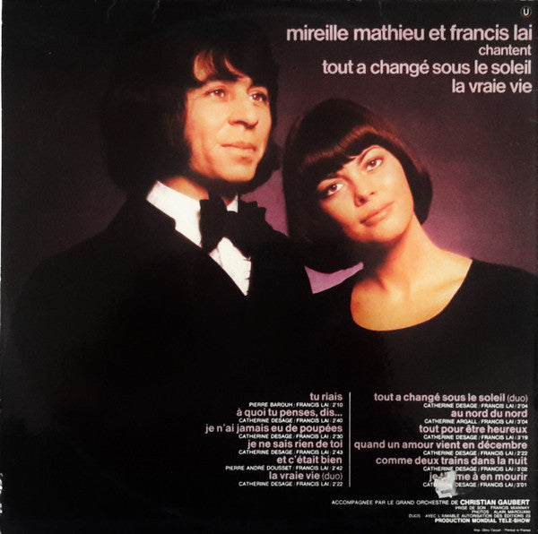Mireille Mathieu : Chante Francis Lai (LP, Album)