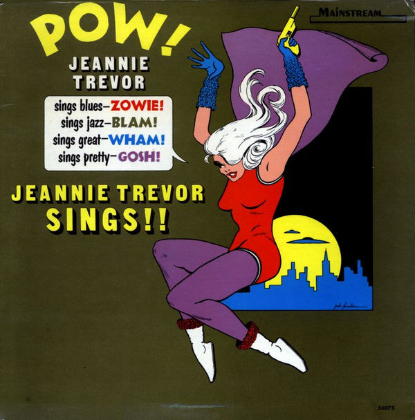 Jeanne Trevor : Pow! Jeannie Trevor Sings (LP, Album, Mono)