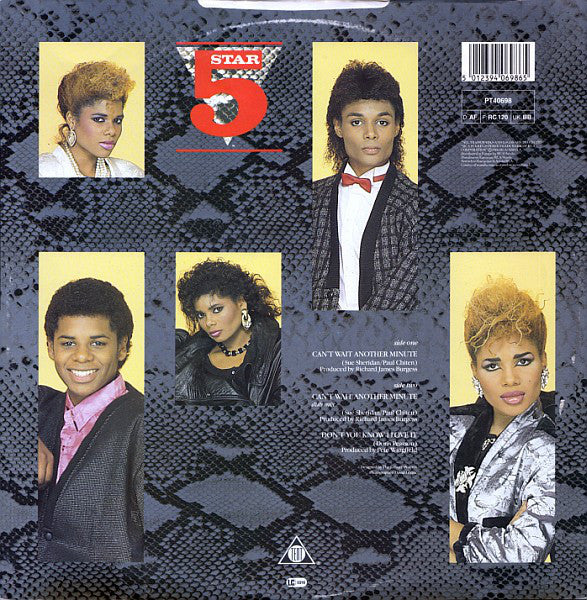 5 Star* : Can't Wait Another Minute (12")