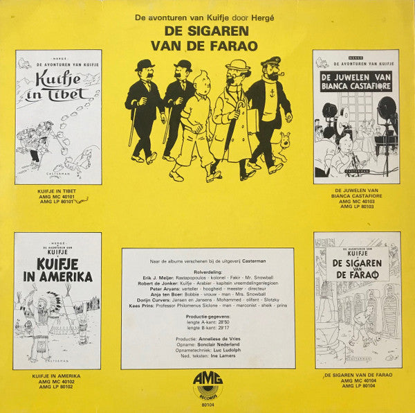 Hergé : De Sigaren Van De Farao (LP, Album)