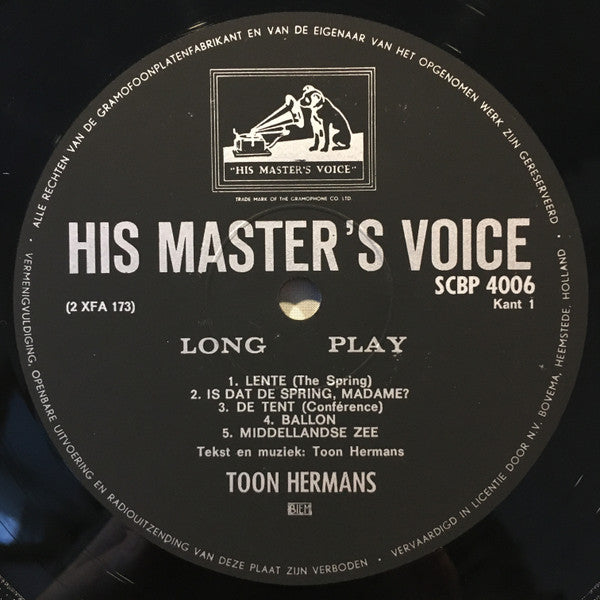 Toon Hermans : Hoogtepunten Uit Toon Hermans One Man Show (LP, Comp, Club)