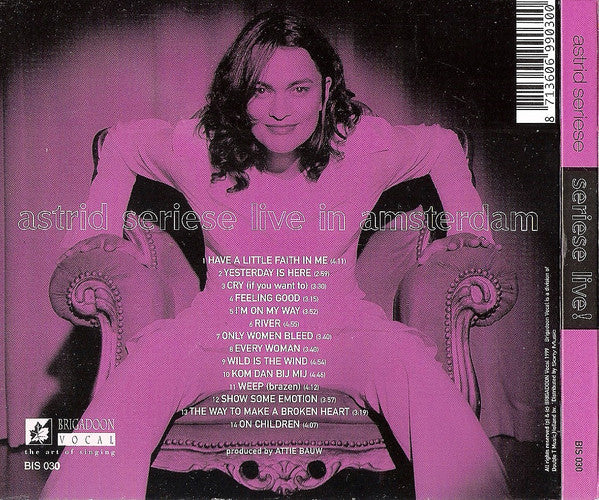 Astrid Seriese : Seriese Live! (CD, Album)