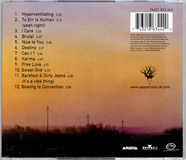 Peppercorn : Free Love  (CD, Album)