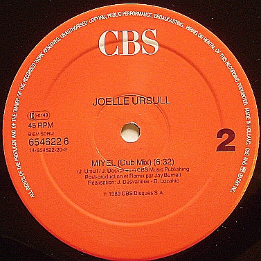 Joelle Ursull* : Miyel (12")