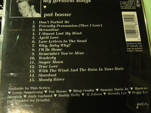 Pat Boone : My Greatest Songs (CD, Comp)