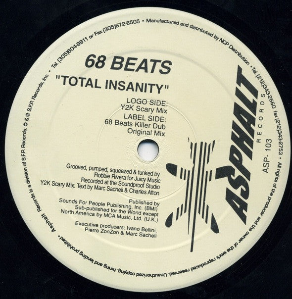 68 Beats : Total Insanity (12")