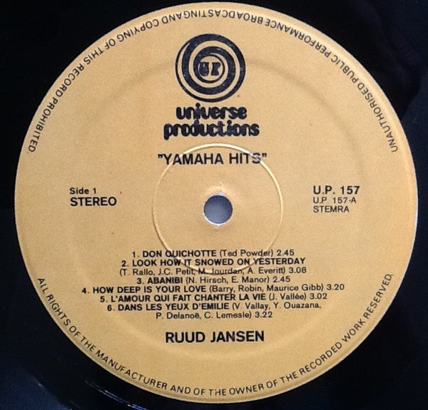 Ruud Jansen (2) : Yamaha Hits (LP, Album)