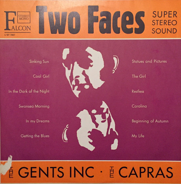 The Gents Inc. • The Capras : Two Faces (LP, Album, 180)