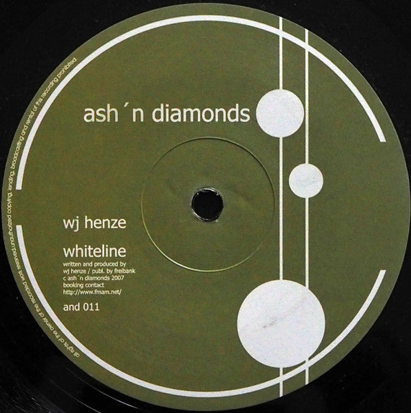 Jörg Henze : Whiteline (12")