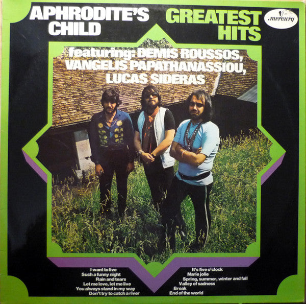 Aphrodite's Child Featuring Demis Roussos, Vangelis Papathanassiou*, Lucas Sideras : Greatest Hits (LP, Comp)