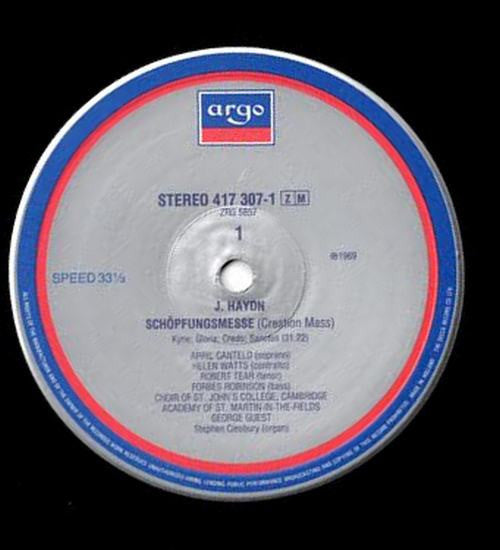 Joseph Haydn, St. John's College Choir, The Academy Of St. Martin-in-the-Fields, George Guest (2) : Schöpfungsmesse (Creation Mass) / Missa Brevis In Honoreth S. Joannis De Deo (LP, Album)
