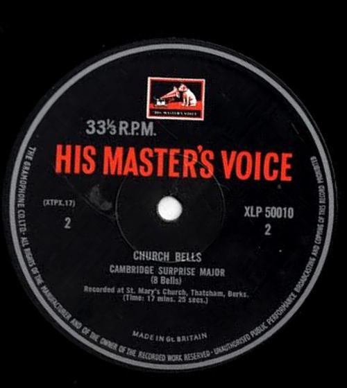 Bells Of St. Mary's Church, Thatcham : Church Bells (LP, Album)