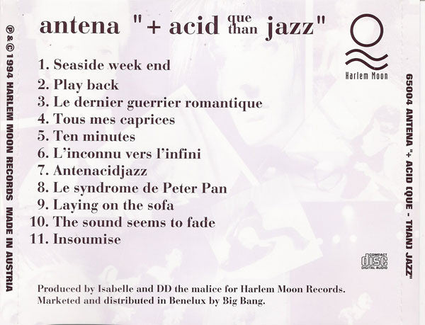 Antena : +Acid (Que - Than) Jazz (CD, Album)