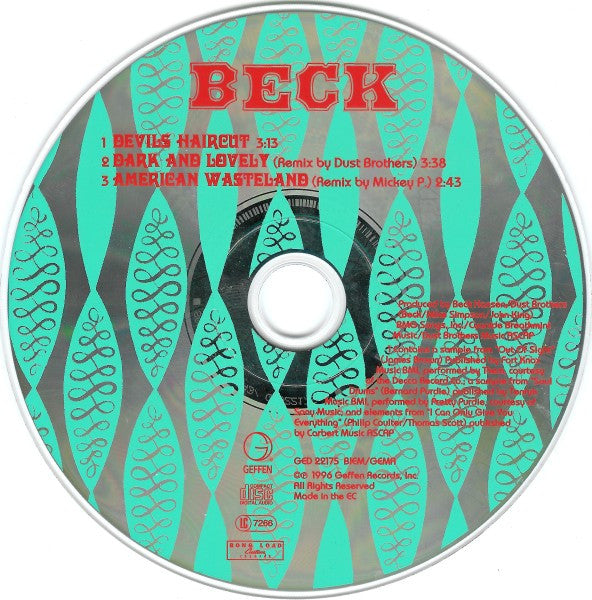 Beck : Devils Haircut (CD, Single)