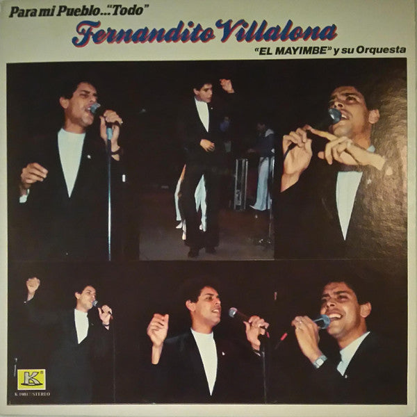 Fernandito Villalona Y Su Orquesta : Para Mi Pueblo..."Todo" (LP, Album)