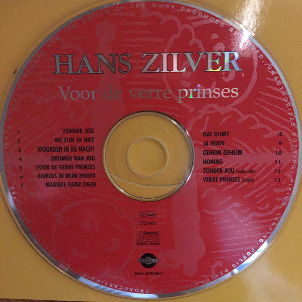Hans Zilver : Voor De Verre Prinses (CD, Album, Dig)