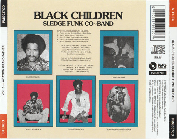 Black Children Sledge Funk Group : Vol. 3 - Aviation Grand Father (CD, Album, RE)