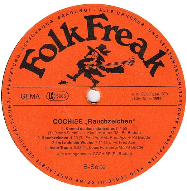 Cochise (3) : Rauchzeichen (LP, Album)