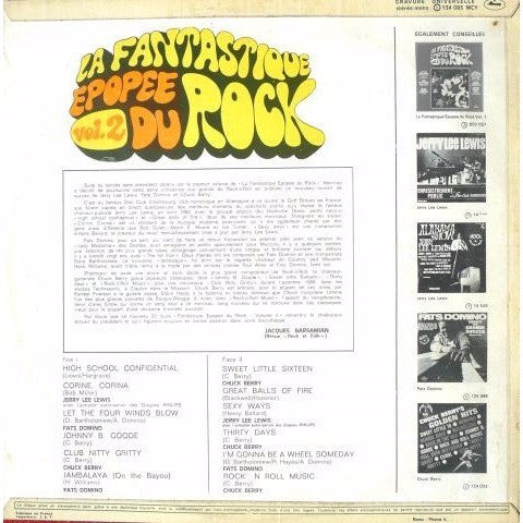Various : La Fantastique Épopée Du Rock Vol.2 (LP, Comp)