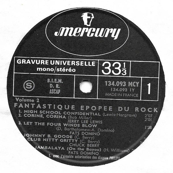 Various : La Fantastique Épopée Du Rock Vol.2 (LP, Comp)