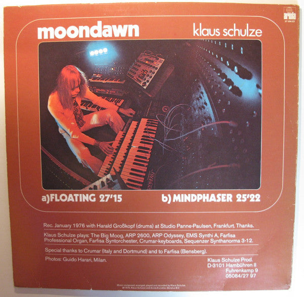 Klaus Schulze : Moondawn (LP, Album)