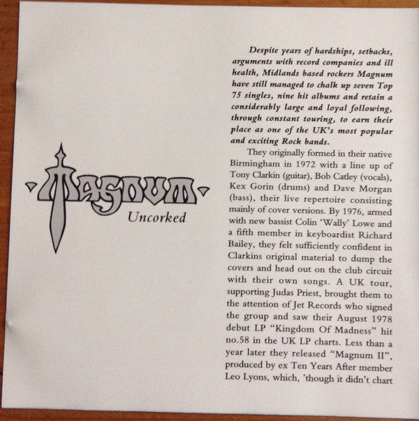 Magnum (3) : Uncorked A Classic Collection (CD, Comp)