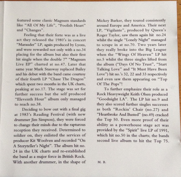 Magnum (3) : Uncorked A Classic Collection (CD, Comp)