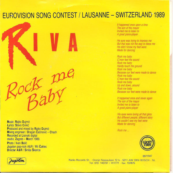 Riva (4) : Rock Me Baby (7", Single, bla)