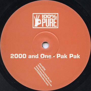 2000 And One* : Pak Pak (10", S/Sided)