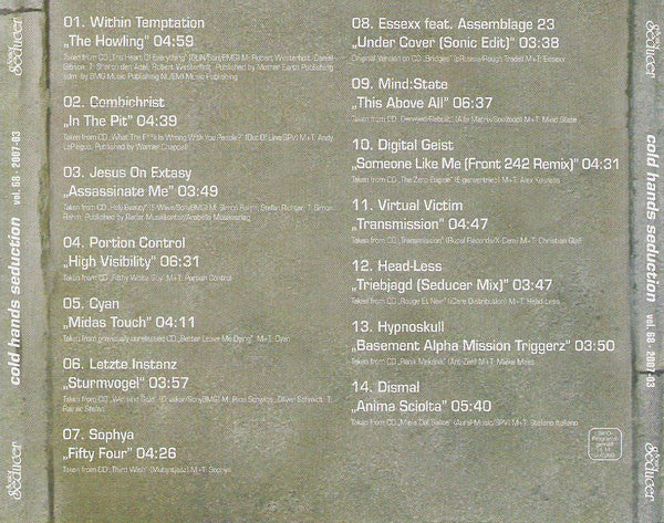 Various : Sonic Seducer Cold Hands Seduction Vol. 68 (CD, Comp)