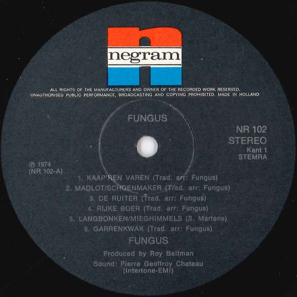 Fungus (3) : Fungus (LP, Album, Gat)