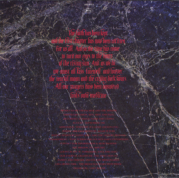 The Mission : Gods Own Medicine (LP, Album)