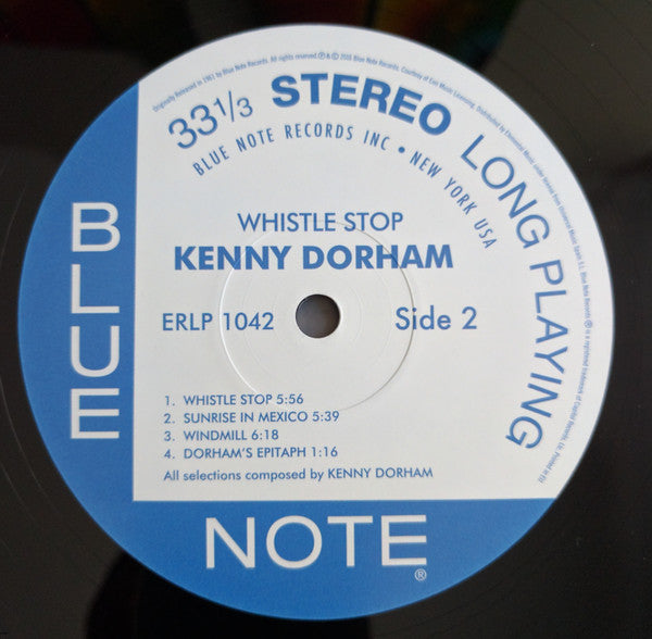 Kenny Dorham : Whistle Stop (LP, Album, Ltd, RE, 180)