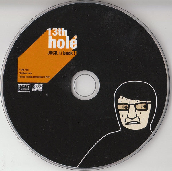 13th Hole : Jack Is Back (CD, Album)