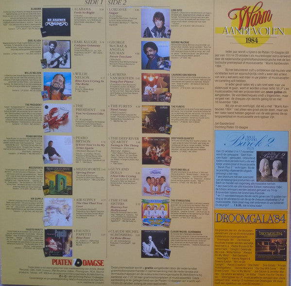 Various : Warm Aanbevolen 1984 (LP, Comp)