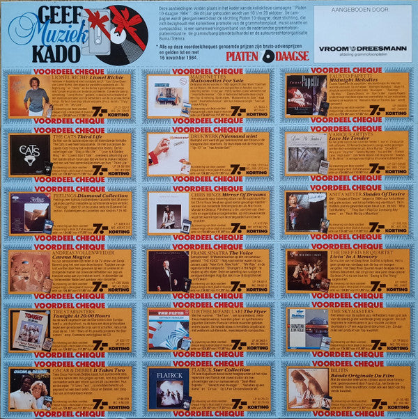 Various : Warm Aanbevolen 1984 (LP, Comp)