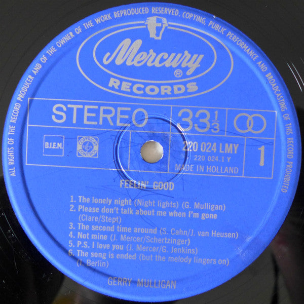 Gerry Mulligan : Feelin' Good (LP, Album)