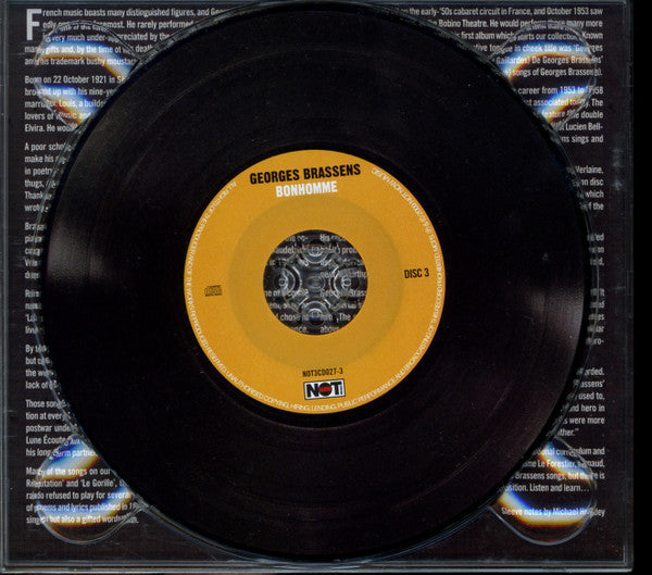 Georges Brassens : Bonhomme (3xCD, Comp, RM)