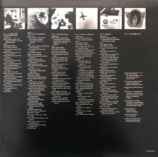 Runt : The Ballad Of Todd Rundgren (LP, Album, Ame)